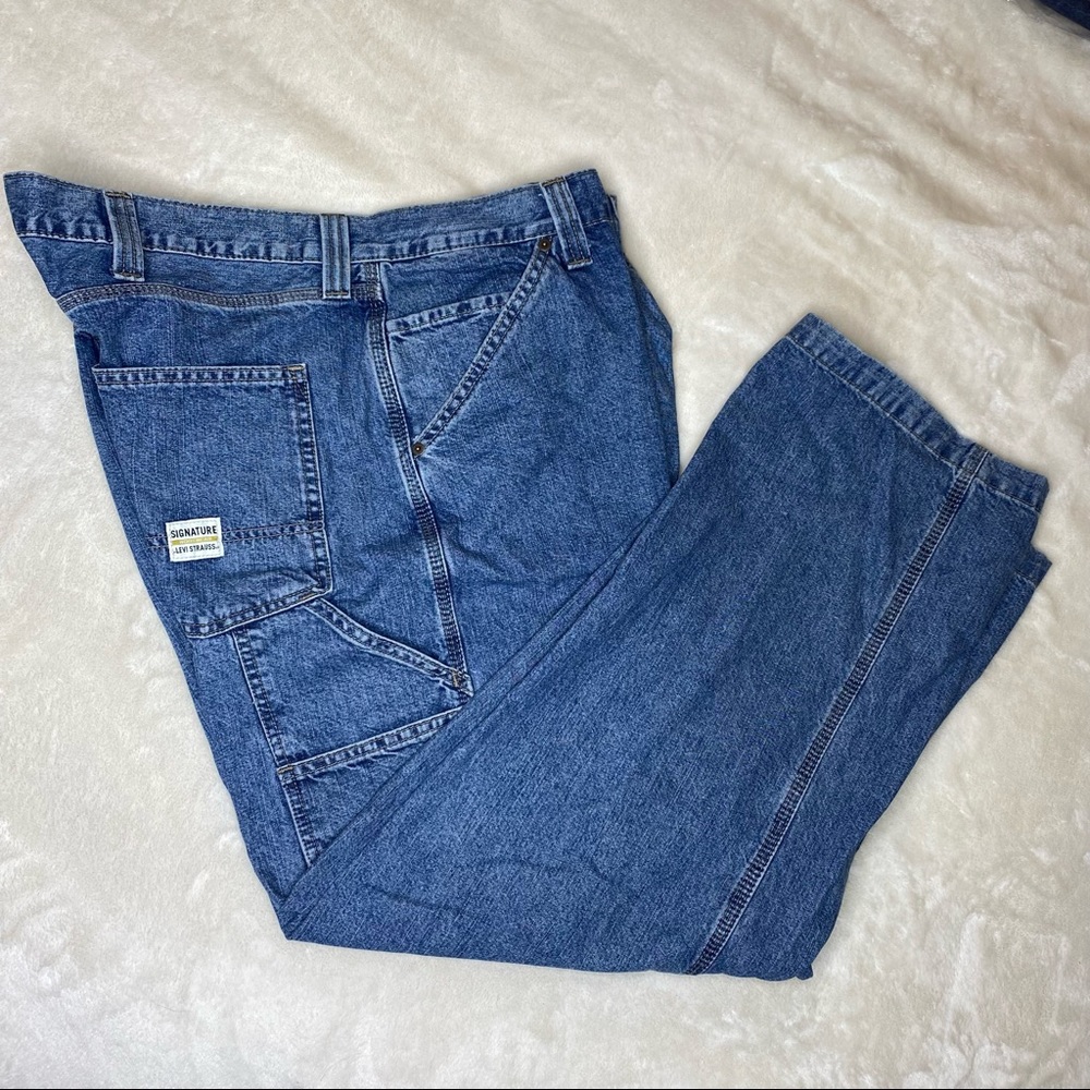 Levi Strauss Signature Carpenter Jeans Big and Tall size W48 L30